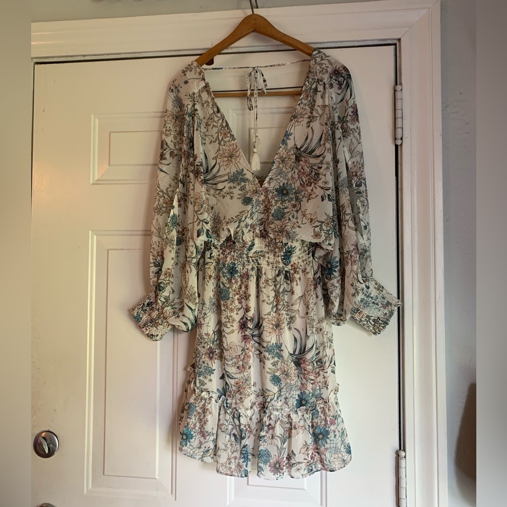 Floral V-Neck Dress
